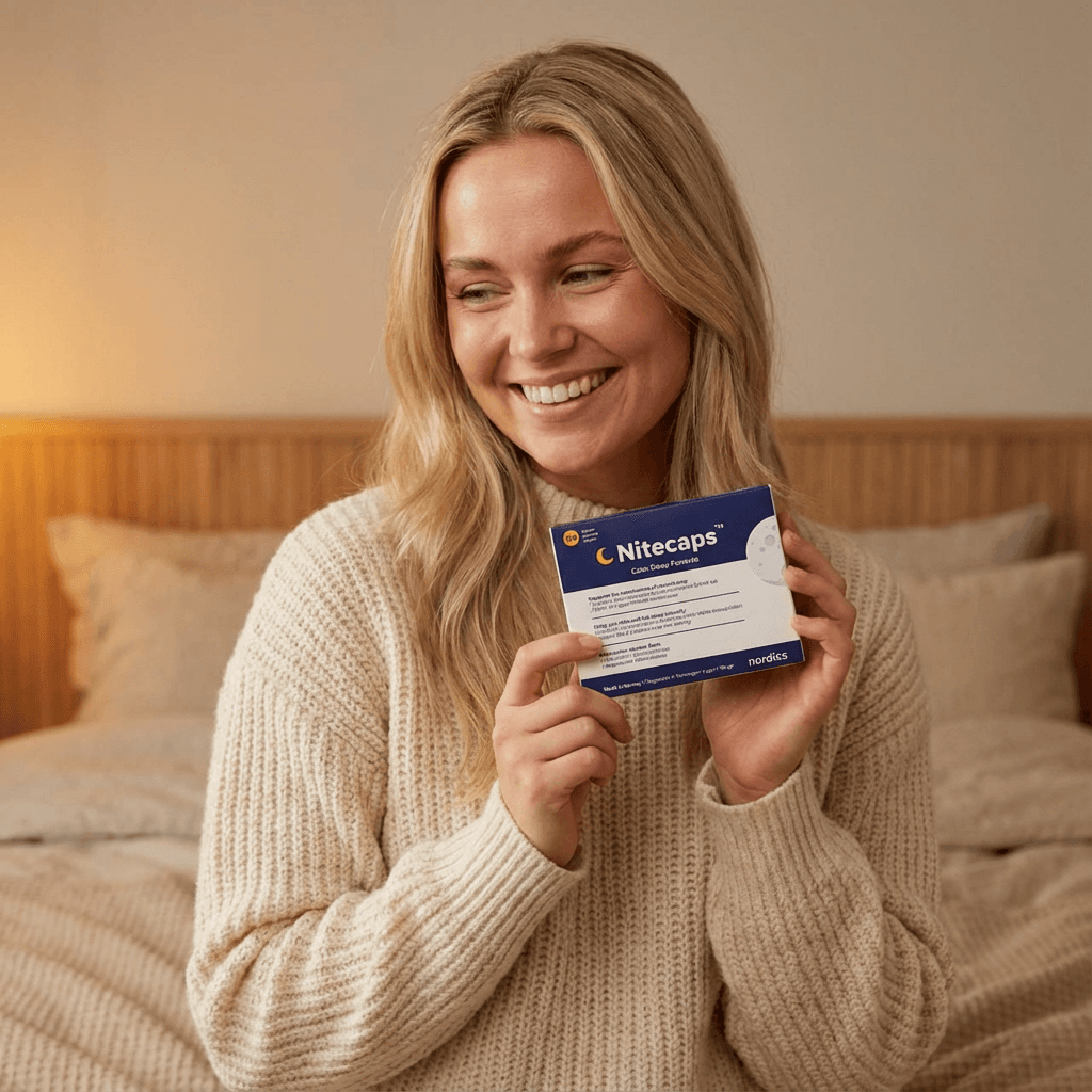 Nina - fornøyd NiteCaps-kunde